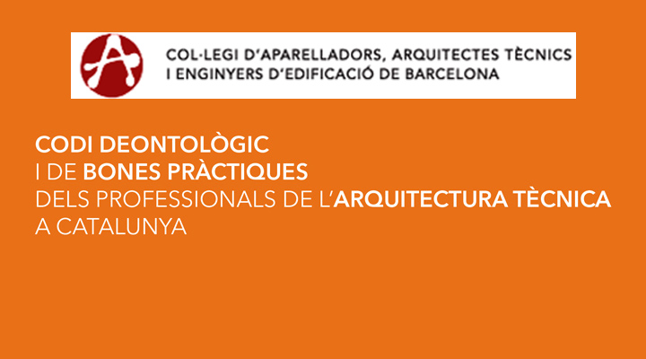 CERAMICA BELIANES COL·LABORA EN L'EDICIÓ DEL CODI DEONTOLÒGIC I DE BONES PRACTIQUES DELS PROFESSIONALS DE L'ARQUITECTURA TÈCNICA A CATALUNYA