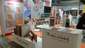 CERAMICA BELIANES participa con éxito en la reciente edición del Barcelona Building Construmat 2019